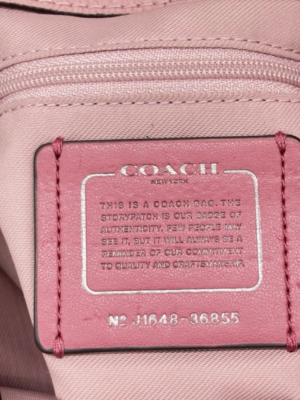 Coach Edie 31 Dark Pink Shoulder Bag - Picture 8 of 9